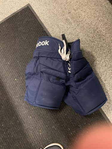 Blue Junior Medium Reebok  Goalie Pants