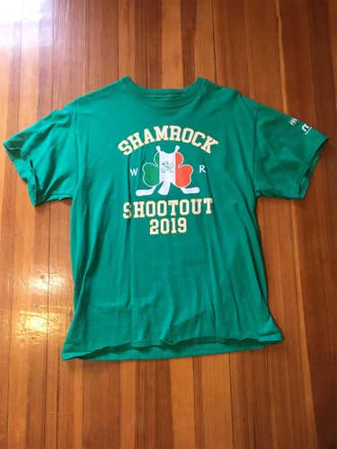 Green Shamrock Shootout Shirt *Needs to go quick*