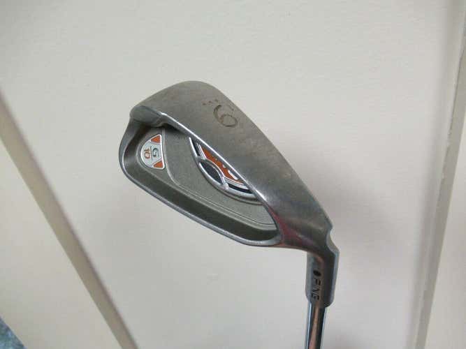 PING G10 9 IRON FACTORY AWT STEEL REGULAR FLEX BLACK DOT NEW GRIP