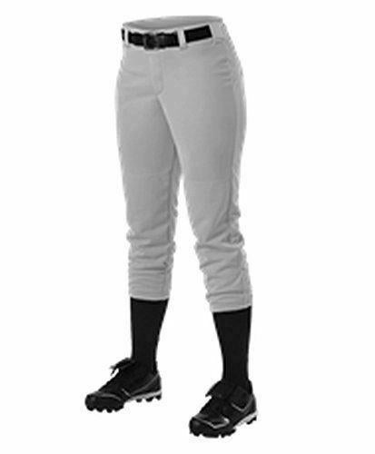 Alleson Womens Open Bottom Fastpitch Softball Pants 605WLPW White or Black