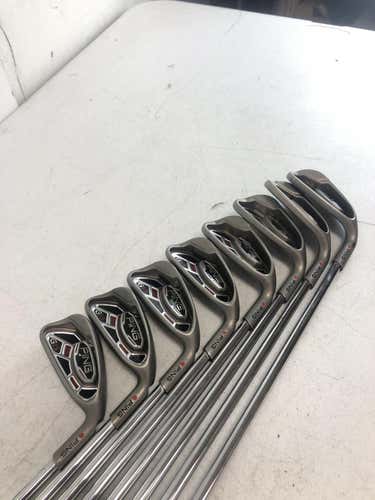 Used Ping G15 4i-sw Steel Soft Regular Golf Iron Set Red Dot