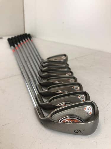Used Ping G10 3i-pw Steel Stiff Golf Iron Set