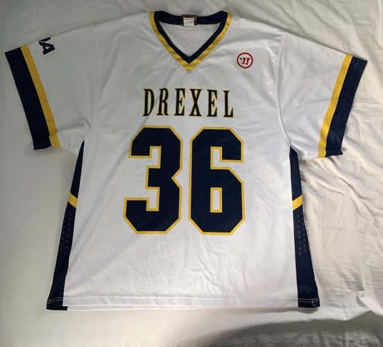 White Unisex XL Warrior Jersey