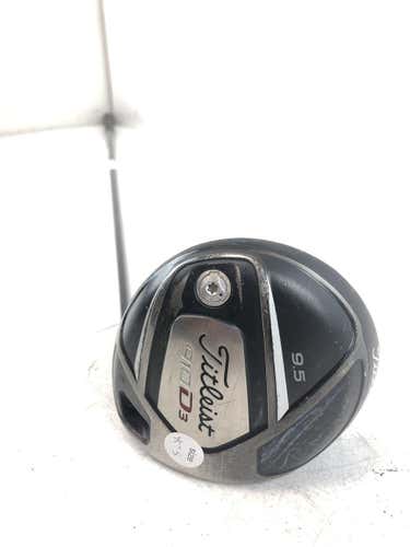 Used Titleist 910d3 9.5 Degree Graphite Stiff Golf Driver 45"