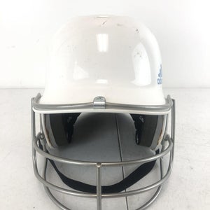 Used Adidas One Size Fits 6 3 8 - 7 3 8 Batting Helmet W Cage