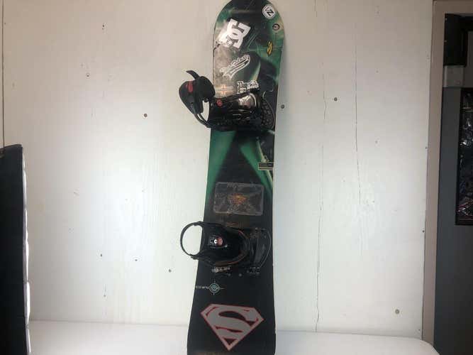 Used Freesport Chrome 157 Cm Snowboard W Bindings