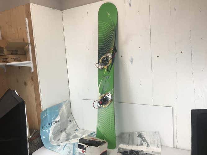 Used Burton Alp 171 Cm Snowboard W 3d Bindings