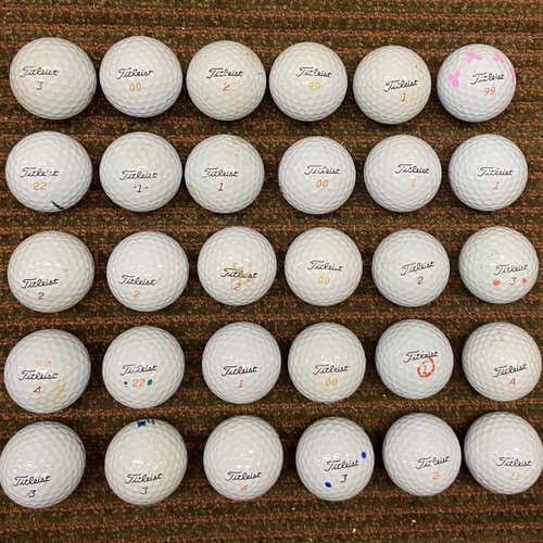 30 Used Titleist Golf Balls