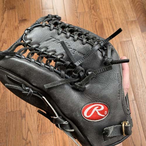 Black Used Outfield Gold Glove 12.75" Baseball Glove