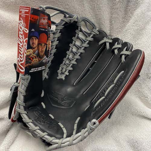 Black New Rawlings Right Handed R9 Baseball Glove 12.75"