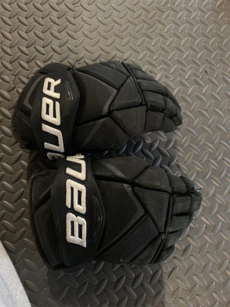 Black Used Bauer Vapor 1X Pro 13" Gloves