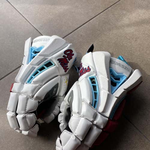 Rare Ole Miss Maverik Rome RX 13" Lacrosse Gloves #37