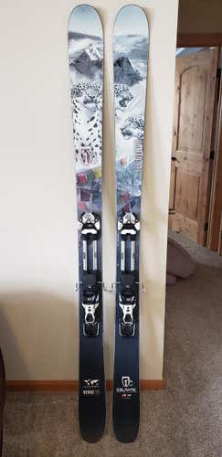 Icelantic Nomad 105 skis with Salomon Guardian Touring Bindings with g3 Skins
