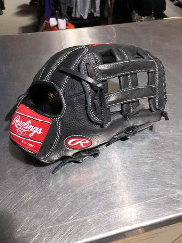 Black New Rawlings Premium Series 12.75" Baseball Glove RHT- 47610