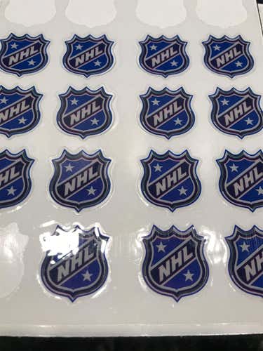 Blue New 1 NHL All Star Game Helmet Sticker