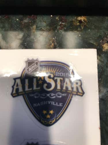 New 2016 NHL All Star Game Nashville Helmet Sticker