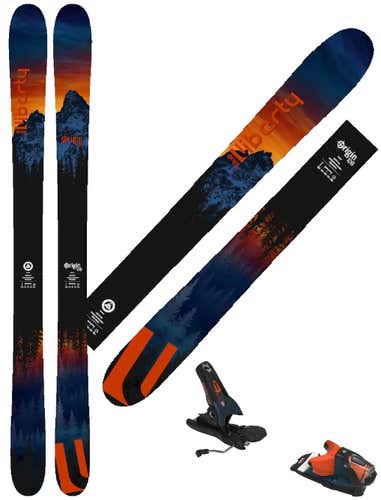 Liberty Skis 2020 Origin 106 171cm all mtn skis w/ bindings, NEW