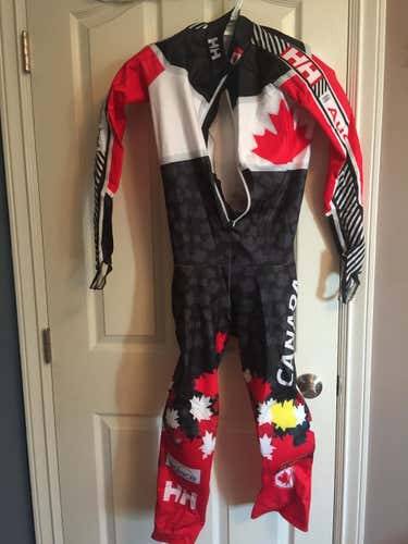 Used Men's Large Helly Hansen Ski Suit FIS Legal