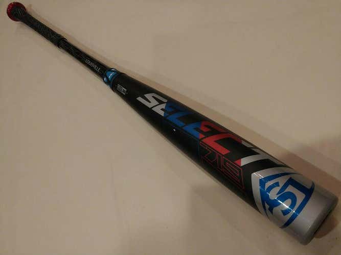 USED 2019 Louisville Slugger Select 719 33/30 (-3) Hybrid BBCOR Baseball Bat