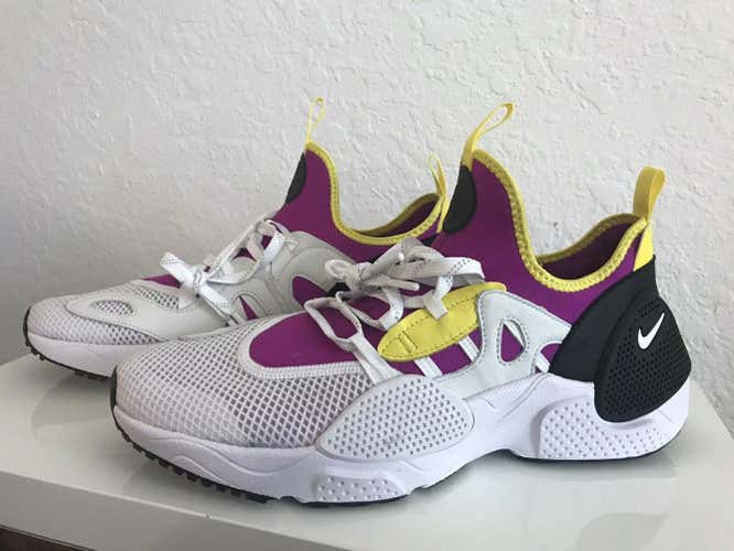 New Nike Huarache E.D.G.E. TXT QS Magenta Neon White Yellow Men Shoes BQ5206-500