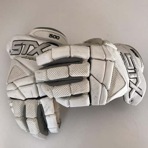 White STX Surgeon 500 13" Lacrosse Gloves