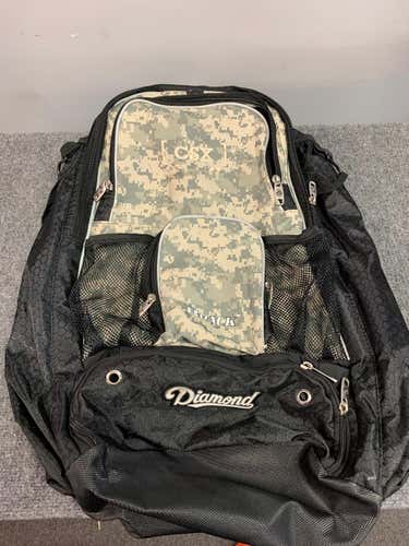 DECORATE DIAMOND Backpack - GREEN CAMO
