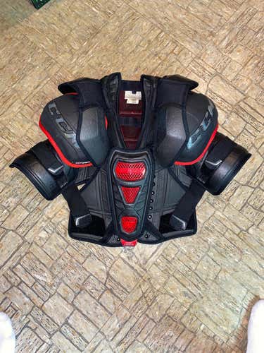 Used Medium CCM U+ Crazy Light Pro Stock Shoulder Pads