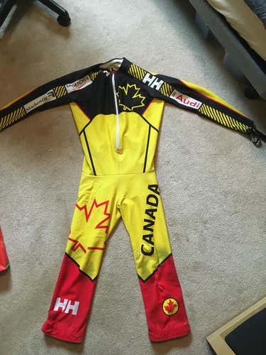 Used Men's Large Helly Hansen World Cup Ski Suit FIS Legal