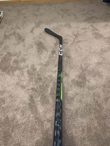 Used Senior CCM Left Handed RibCor Trigger 3D PMT Hockey Stick Toe