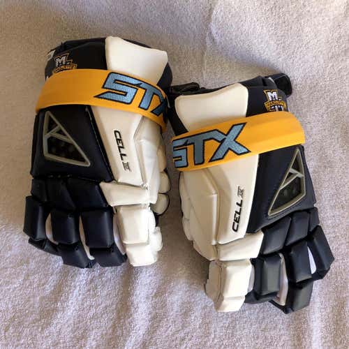 NEW Marquette Team Issued  STX Cell IV Gloves