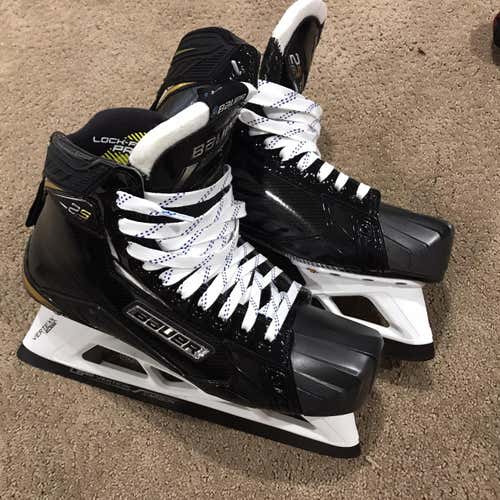 Senior Bauer Supreme 2s Pro EE (Extra Wide) Pro Stock Size 8 Hockey Goalie Skates