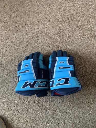 Blue Used CCM HG4PC 14"  Gloves