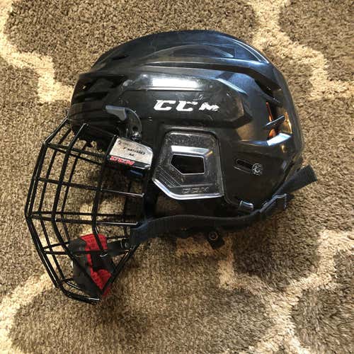 Black Medium CCM Tacks 710  Helmet