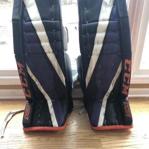 Used 34" CCM Extreme Flex lll Pro Stock Goalie Leg Pads