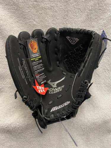 Black New Mizuno Left Handed Prospect Baseball Glove 10.5"