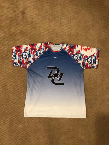 Dc Lacrosse Club Armed Forces Shooter- Large  Shirt