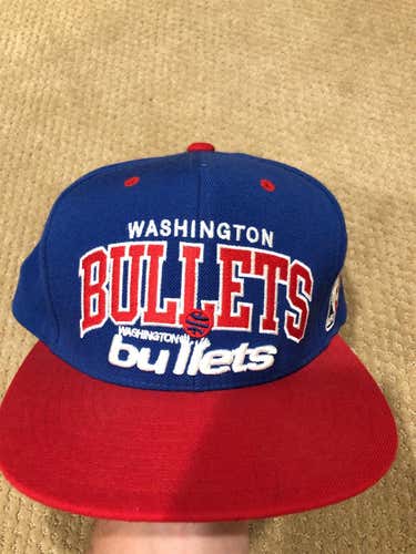 Washington Bullets Men’s One Size Fits All Mitchell & Ness Hat