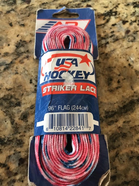 American flag Hockey Laces-96”/Trade For Purple Laces
