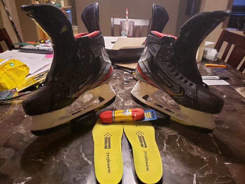 Bauer Vapor 2X Pro Hockey Skates size 7 EE (Extra Wide) Pro Stock, BUFFALO SABRES Henri Jokiharju