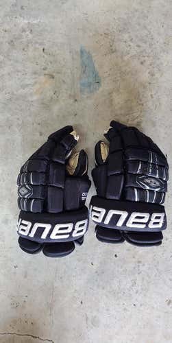 Black Used Senior Bauer Nexus 800 Gloves 14"