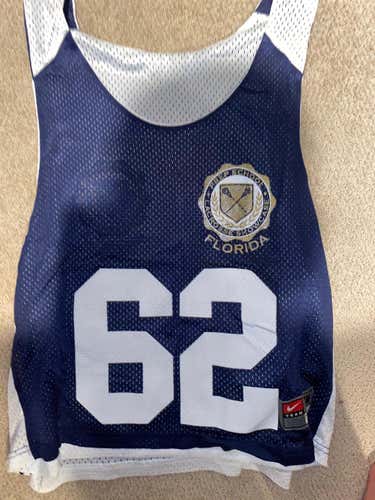Prep school lacrosse showcase "Florida"white/blue Adult Medium Nike Jersey