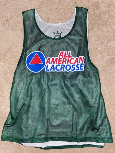 All American Lacrosse Adult One Size Fits All Brine Jersey white/green