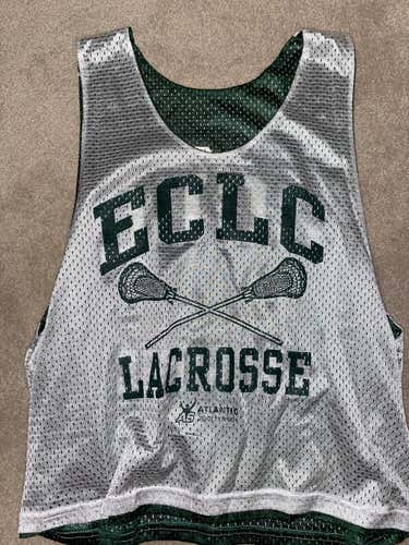 "East Coast Lacrosse Club" (ECLC) Adult One Size Fits All Jersey white/green