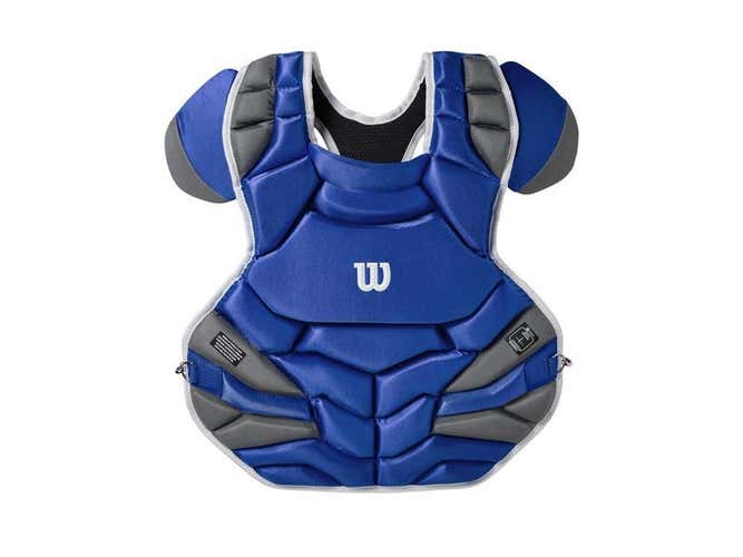 Blue New High School/College Wilson Catcher's Chest Protector