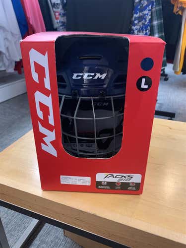 Blue New Large CCM Tacks 310  Helmet