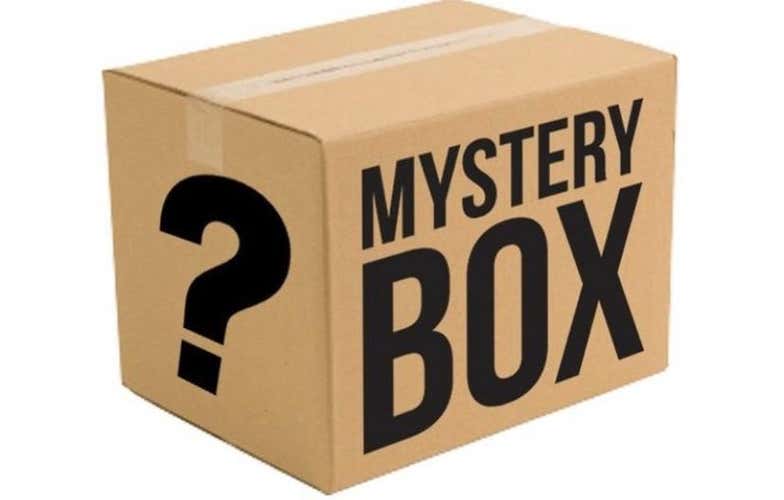 LARGE MYSTERY BOX,  ONE LEFT CHECK DISCRIPTION
