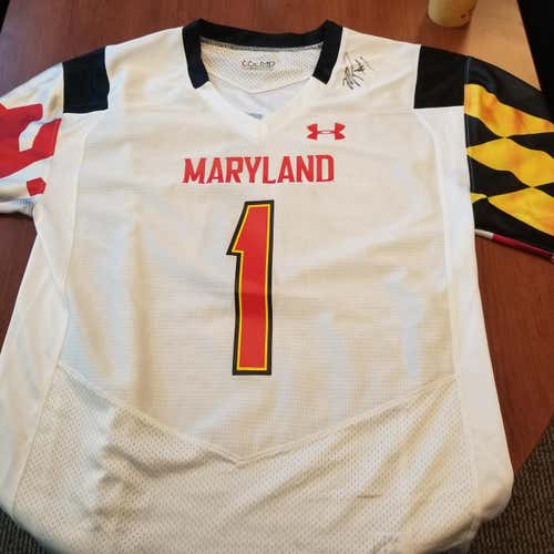 Under Armour Maryland Jersey - Matt Rambo signed