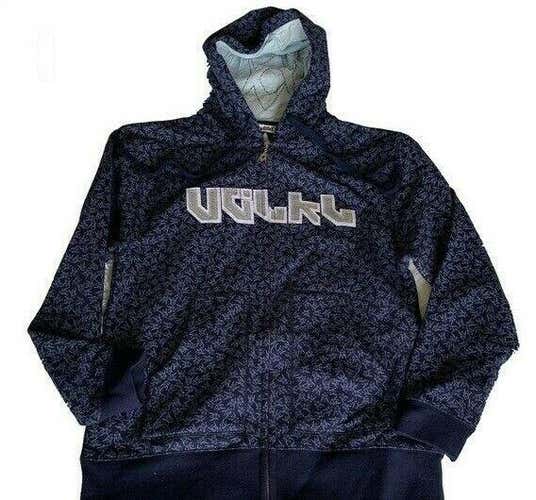 Volkl Skis Navy Blue Team Full Zip Hoodie Large - New!