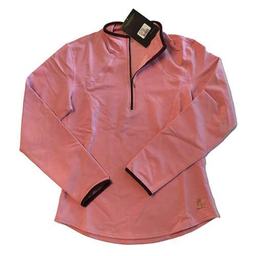Snow Angel Alterra Zip Tee Rose Top Small - New with Tags!