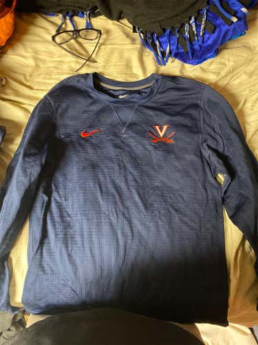 Blue Unisex Large Nike Sweatshirt